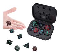 Jeu De Dés Lumineux Dnd, Jeu De Dés Rpg, Led, Rechargeable, Avec Boîte De Chargement, Cadeaux D & D, Multiples Côtés