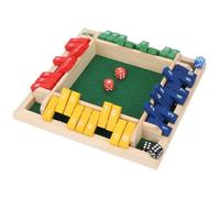 Jeu de dés - OMABETA - Plateau en bois - 2 à 4 joueurs - À partir de 3 ans - Jeu éducatif