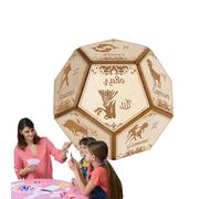 Jeu de dés polyédriques à 12 faces pour prendre des décisions - Jeu de société assistant pour prise de décision en , maison, résidence, école et aventure