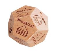 Jeu de dés pour Couple - 3 cm - Dés en Bois - Jeu Romantique pour Couple - Cadeau de Saint-Valentin Amusant - pour Mariage et Amoureux