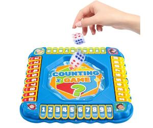 Jeu de dés pour familles | Jeu de société mathématique | pour garçons et filles de 3 à 6 ans, anniversaire, vacances, maison, salle de ivertissement