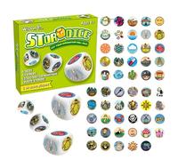 Jeu de dés pour raconter des histoires : jeu d'histoires créatives pour enfants et familles | Juēgo de table éducatif pour parents et enfants pour l'imagination, l'apprentissage et le plaisir des
