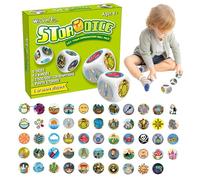 Jeu de dés pour raconter des histoires, jeux de société pour ,Jeu de dés éducatif et pour raconter des histoires - Jeu de table pour l'éducation précoce, activité de narration créative pour st
