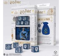 Jeu De Dés Ravenclaw Harry Potter Q WORKSHOP Glitter D6 Avec Pochette