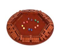 Jeu de dés Shut The Box for 1 à 6 Joueurs, Planche en Bois Chess | Jeu de mathématiques de table for adultes, maison familiale