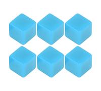 Jeu De DéS Vierges, Cubes HexaéDriques En Plastique à Angle Droit, Jeu De SociéTé En Classe, Bricolage, Comptage Des MathéMatiques, Enseignement, Faveur De FêTe, Amusant, Bleu, 6 PièCes