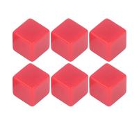 Jeu De DéS Vierges, Cubes HexaéDriques En Plastique à Angle Droit, Jeu De SociéTé En Classe, Bricolage, Comptage Des MathéMatiques, Enseignement, Faveur De FêTe, Amusant, Rouge, 6 PièCes
