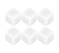 Jeu De DéS Vierges, Cubes HexaéDriques En Plastique à Angle Droit, Jeu De SociéTé En Classe, Bricolage, Comptage Des MathéMatiques, Enseignement, Faveur De FêTe, Amusant, Blanc, 6 PièCes