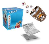Jeu de dés Winning Moves Yahtzee One Piece 5 dés Shaker tonneau Blanc/Marron