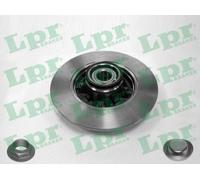 Jeu De Deux Disques De Freins Arrières Pleins Avec Roulement De Roue Et Bague Abs - Citroën C4 Picasso I Monospace (Ud_) 1.6 16v 07/2008>08/2013