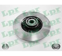 Jeu De Deux Disques De Freins Arrières Pleins Avec Roulement Et Bagues Abs - Citroën C4 I (Lc_) 1.6 16v Bio-Flex 09/2007>07/2008