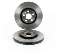 Jeu De Deux Disques De Freins Avants Ventilés - Lancia Phedra (179_) 2.0 Jtd (179.Axe1a) 07/2003>11/2010