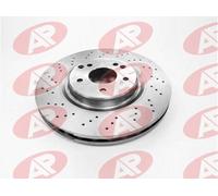 Jeu De Deux Disques De Freins Avants Ventilés - Mercedes-Benz Clk (C209) Clk 220 Cdi (209.308) 01/2005>05/2009