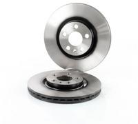 Jeu De Deux Disques De Freins Avants Ventilés - Peugeot Expert Camion Plate-Forme\Châssis (223) 2.0 Hdi 10/2000>10/2006