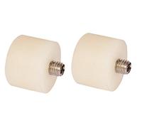 Jeu de deux embouts nylon pour maillet à tête 28 mm