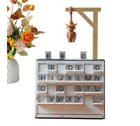 Jeu De Devinettes De Mots - Imprimé en 3D 16x13x4cm | Livre De Jeu | Jeeu De Société 1 pour Soirée en Famille, Pratique Éducative De L'orthographe, Apprentissage du Vocabulaire, Pensée Logique