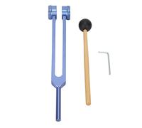 Jeu de Diapasons 128HZ, Processus de Peinture, clé Hexagonale en Alliage D'aluminium et Petit Marteau Inclus (BLUE)
