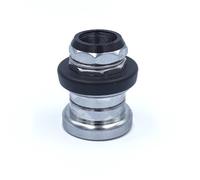 Jeu de direction 1 1/8 avec réducteur pour pivot de 1 pouce ( Noir / Chrome )