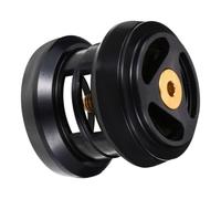 Jeu de Direction 34mm pour Vélo, Roulement Externe 28.6mm Noir | Alliage D'aluminium et Acier, Roulements Industriels Fermés, Usage Route Professionnel, 1 Set