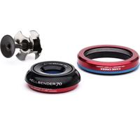 Jeu de direction Cane Creek Hellbender 70 Lite Tapered, 1 1/8"-1.5", IS42/28.6/H9 | IS52/40, noir