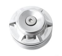 Jeu de Direction CNC Alliage d'Aluminium 44mm Jeu de Direction | Alliage léger, roulements scellés, taille 44mm, montage pour facile, compatible pour vtt route(silver)