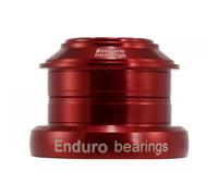 Jeu de direction Enduro Bearings Headset-Zero Stack SS-Red Multicolore