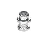 Jeu de direction fileté pivot fourche intérieur- extérieur-cone acier à bille Ergotec S101GK 1" Argenté