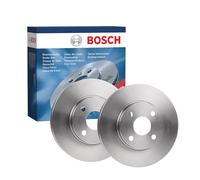 Jeu de disques de frein Bosch BD1019 - Disques ventilés 255 mm avec revêtement - Essieu avant - Certifié ECE-R90 - Excellent refroidissement, protection anticorrosion avancée - 1 jeu de 2 disques