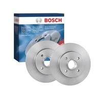 Jeu de disques de frein Bosch BD1245 - Disques ventilés 268 mm haute teneur carbone - Essieu arrière - Excellent refroidissement et réduction du bruit, protection anticorrosion avancée - 2 disques