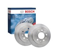 Jeu de disques de frein Bosch BD1277 - Disques ventilés 279.7 mm haute teneur carbone - Essieu arrière - Excellent refroidissement et réduction du bruit, protection anticorrosion avancée - 2 disques