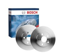 Bosch Jeu de disques de frein BD1407 – 255 mm pleins – Essieu avant – ECE‑R90 – 1 jeu (2 disques)