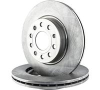 Jeu de disques de frein Bosch BD526 - Disques ventilés 290 mm haute teneur carbone - Essieu arrière - Excellent refroidissement et réduction du bruit, protection anticorrosion avancée - 2 disques