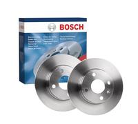 Jeu de disques de frein Bosch BD644 - Disques ventilés 240 mm haute teneur carbone - Essieu arrière - Excellent refroidissement et réduction du bruit, protection anticorrosion avancée - 2 disques
