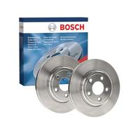 Jeu de disques de frein Bosch BD687 - Disques ventilés 288 mm haute teneur carbone - Essieu arrière - Certifié ECE-R90 - Refroidissement amélioré, fading réduit, protection anticorrosion - 2 disques