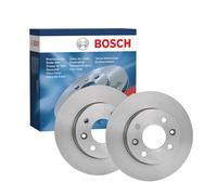 Jeu de disques de frein Bosch BD94 - Disques ventilés 237.8 mm haute teneur carbone - Essieu avant - Excellent refroidissement et réduction du bruit, protection anticorrosion avancée - 2 disques