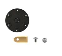 Jeu De Disques De Lame De Tondeuse À Gazon, Comprend Des Lames Et Des Vis, for RIS-GH-1/2, RS-GS-01, RSSE-H-1, Compatible Avec Gardena, Flymo, Husqvarna, Segway Navimow(RS-GS-01)