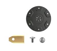 Jeu De Disques De Lame De Tondeuse À Gazon, Comprend Des Lames Et Des Vis, for RIS-GH-1/2, RS-GS-01, RSSE-H-1, Compatible Avec Gardena, Flymo, Husqvarna, Segway Navimow(RIS-GH-1)