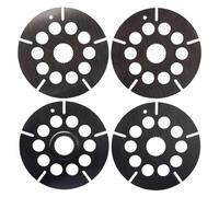 Jeu de disques d'embrayage en acier 3x plats + 1x courbes pour Zündapp KS 125 Sport type 521-01L0 521-01L5