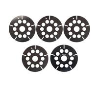 Jeu de disques d'embrayage en acier 4x plat + 1x bombé pour Zündapp GS 125 Type 520 / KS 125 Sport Type 521-05L0 521-10L0