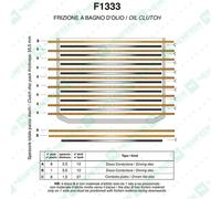 Jeu de disques d'embrayage, Pro Race Line avec 8 disques de friction et 9 disques en acier