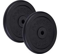 Jeu De Disques D'haltères-Plaques De 20/25/30 Kg,Ø 30/31 Mm,En Fonte,Noir-Set De Poids D'haltères,Disques De Fitness,Haltères Longs,Musculation.[Y402]