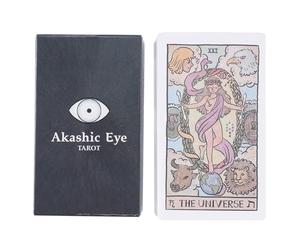 Jeu de divination du destin, cartes de tarot mystérieux, kit d'orientation spirituelle, ensemble de cartes sur le thème des yeux, idéal pour les fêtes de fin d'année, les voyages en plein air, la