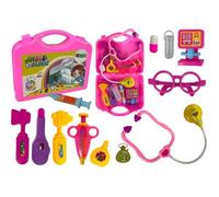 Jeu de docteur - LEANTOYS - 12157 - Rose - Valise - Stéthoscope