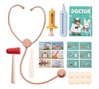 Jeu De Docteur pour Bambin - Ensemble De Rôle De Médecin - Stéthoscope Et Accessoires pour Jeu De Rôle Médical Enfant École Maternelle