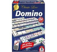 Jeu de Domino - SCHMIDT SPIELE - Classic line - 55 dominos grand format - 24 variantes de regles