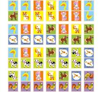 Jeu de domino viga 51306 - la ferme en bois