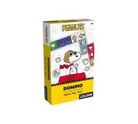 Jeu de dominos classique LISCIANI Peanuts Snoopy 28 pièces « Match, Play, Win! »