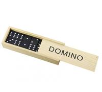 Jeu de dominos dans une boîte en bois 28 pièces