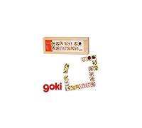 Jeu de DOMINOS en bois ANIMAUX et CHIFFRES Jouet en bois 28 Pièces Enfant dès 3 ans COFFRET BOIS