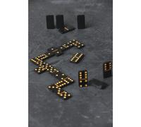 Jeu De Dominos En Résine Noir